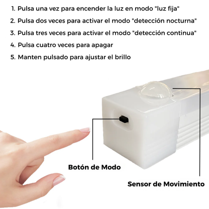 LED Inalámbrica con Sensor de Movimiento